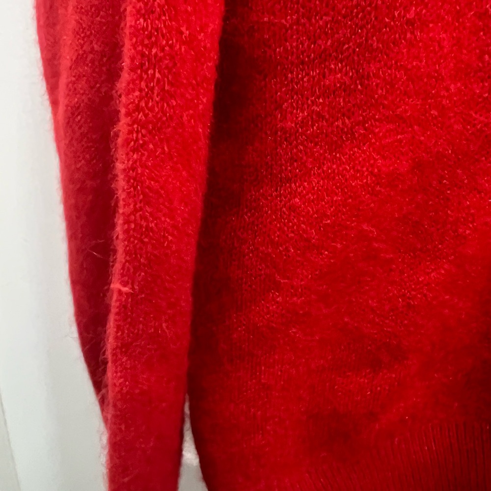 Primark Women’s Vibrant Red Crewneck Sweater - Picture 5 of 7